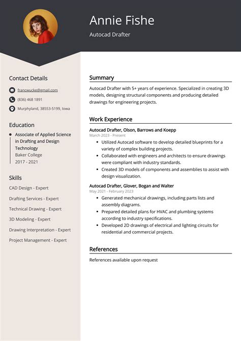 drafter resume examples|Autocad Drafter Resume Examples for 2024: Templates .